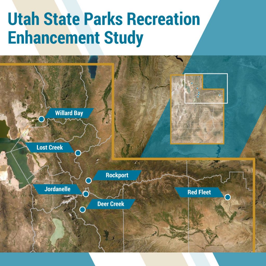 Utah State Parks Recreation Enhancement Study Map