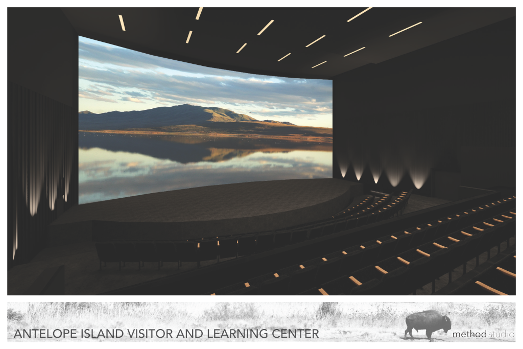 Rendering of the New Antelope Island Theater