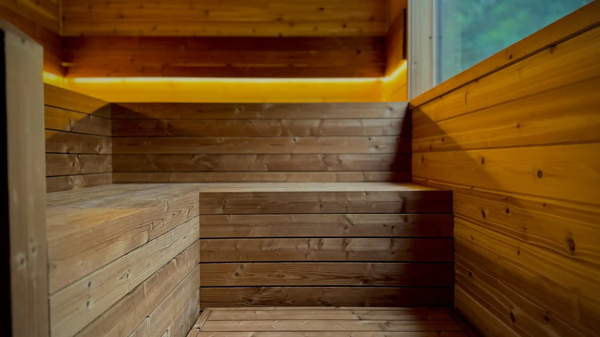 sauna at willard bay