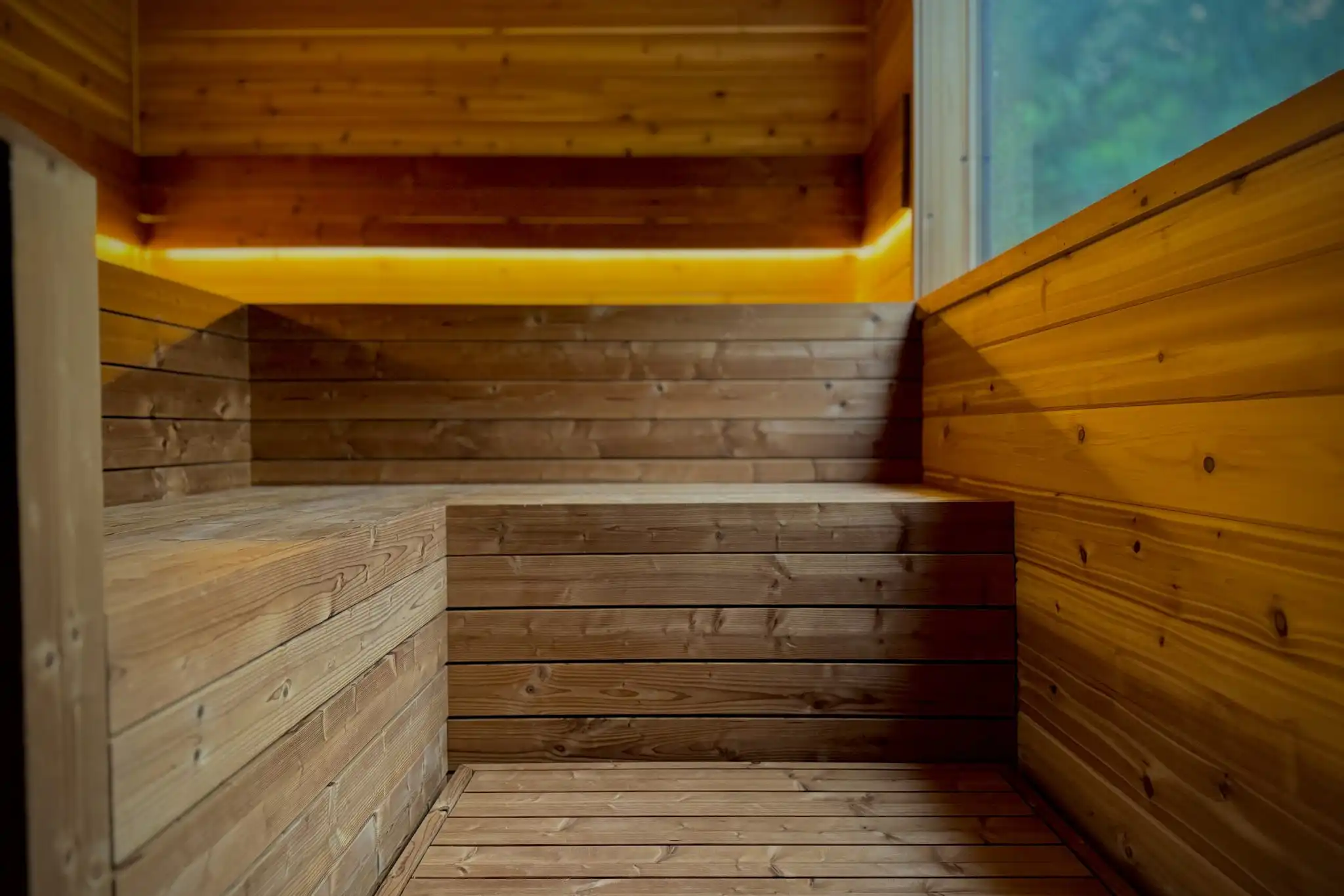 sauna at willard bay